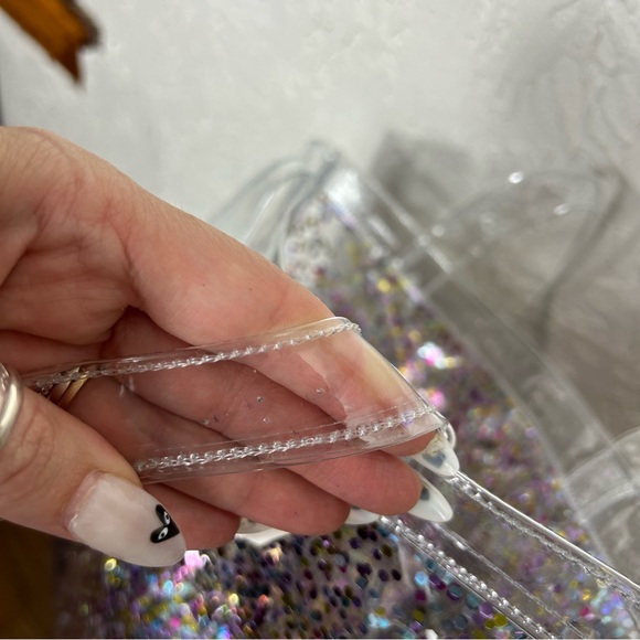 Talking Out Of Turn | Confetti Main Squeeze Flat Tote NWT - Picture 13 of 13